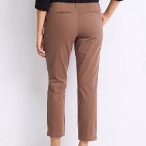Caroline High Rise Straight Leg Trouser Wide Hem